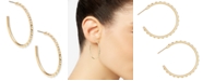 Kendra Scott Medium Pav&eacute; C-Hoop Earrings, 1.7" 